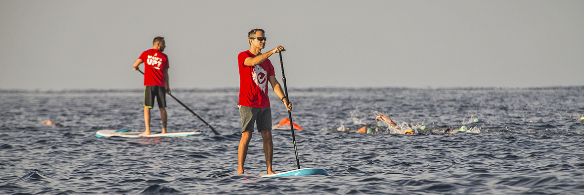 Challenge Mallorca triathlon Volunteers swim