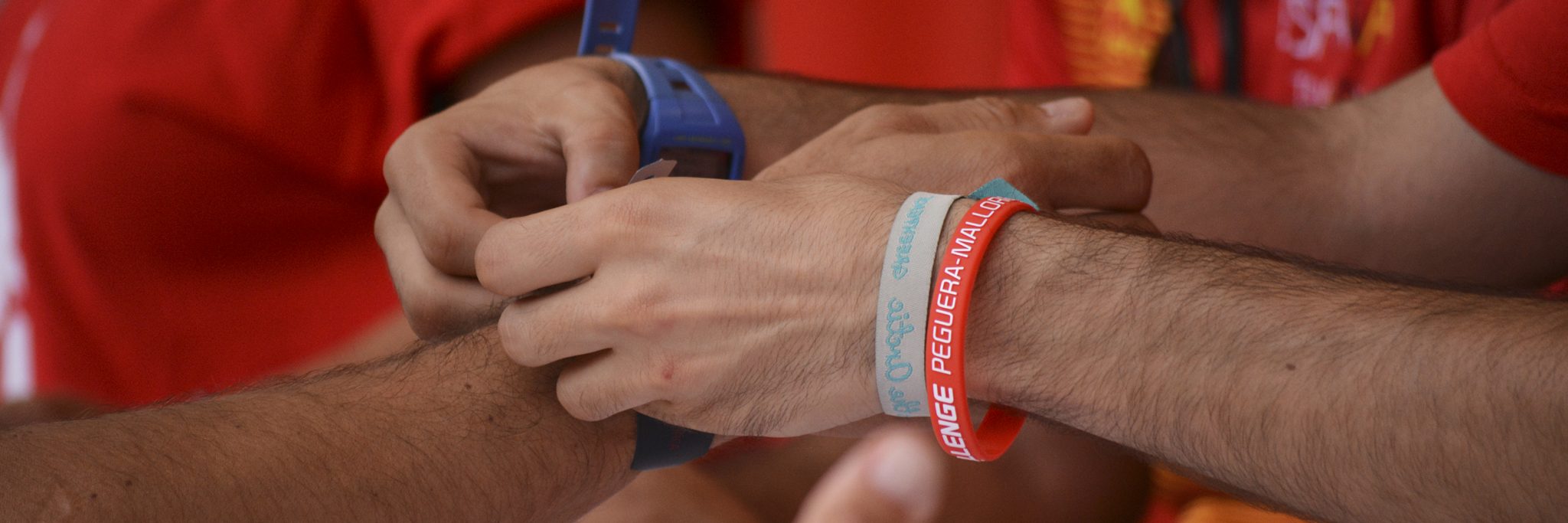 Challenge Peguera Mallorca hand bracelet registration