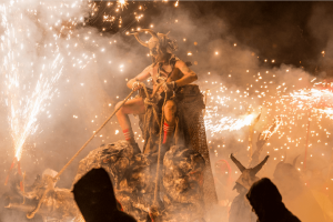 fire and demons in Challenge Peguera Mallorca